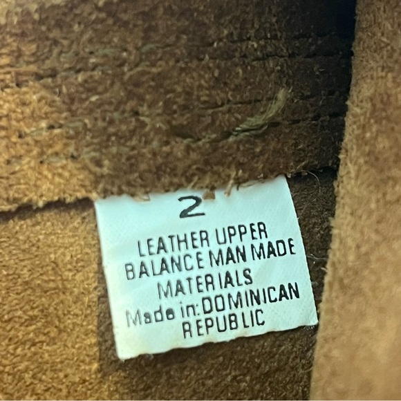 Minnetonka brown fringe 3 layer calf boots size 2 - Picture 10 of 10